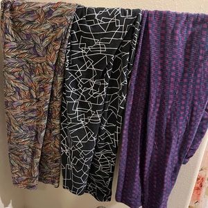 Bundle of 3 Lularoe Leggings